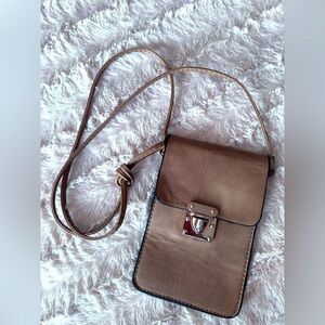 PU Leather Multi Pocket Casual Crossbody Bag Cell Phone Purse Wallet for Women